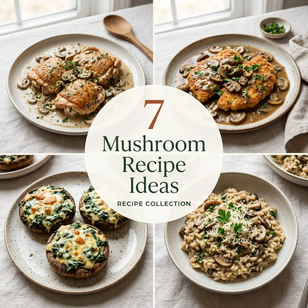 Mushroom Recipe Ideas — 7 recipe ideas