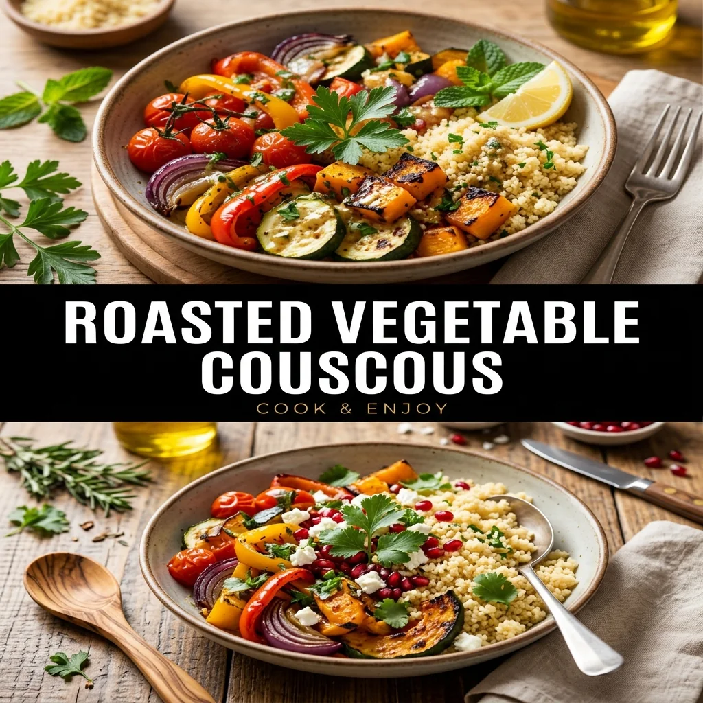 Roasted Vegetable Couscous recipe poster